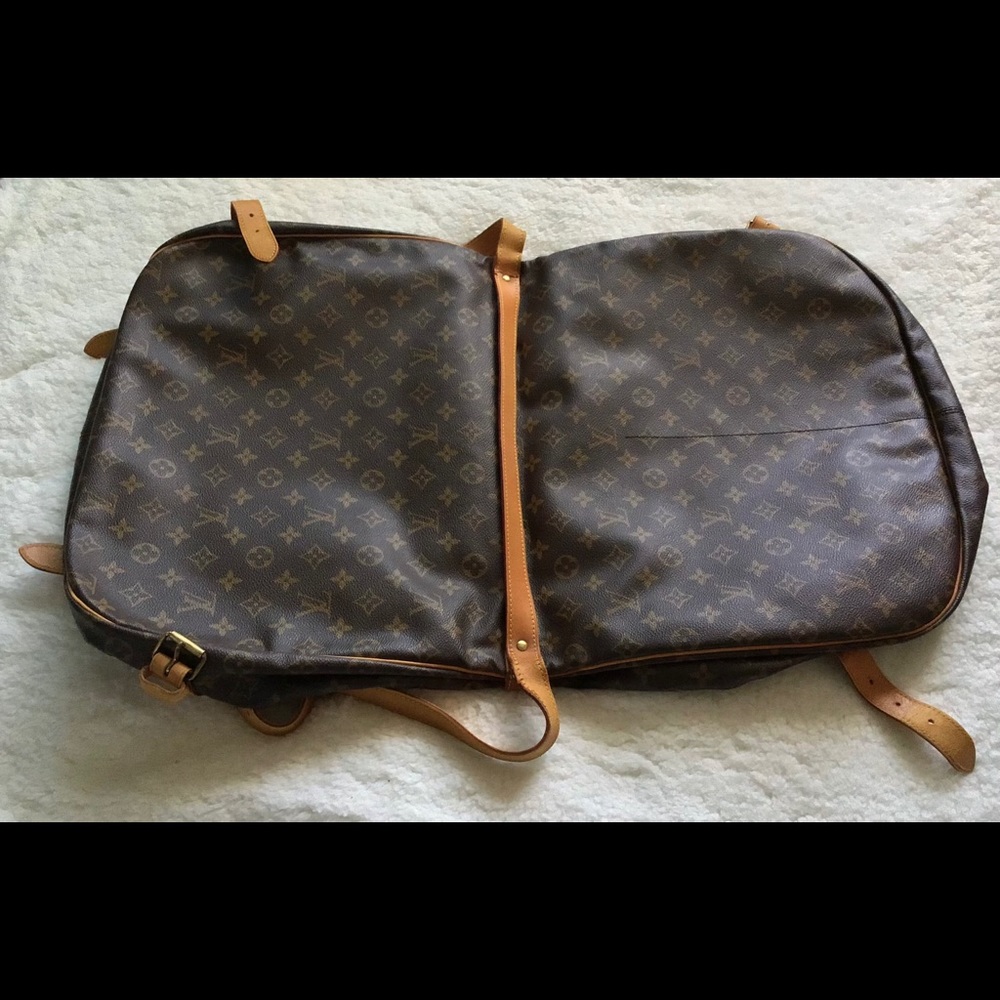 Louis Vuitton Brown and Tan Travel Bag - Picture 3 of 11